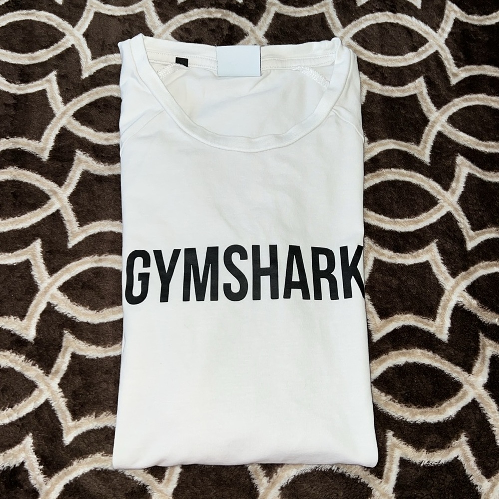 Gymshark White T-Shirt Size Medium